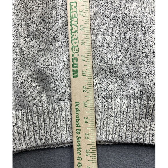 Chaps Ralph Lauren Quarter Zip Mock Turtleneck Knit Sweater Men’s Size S/P Gray - Picture 8 of 16